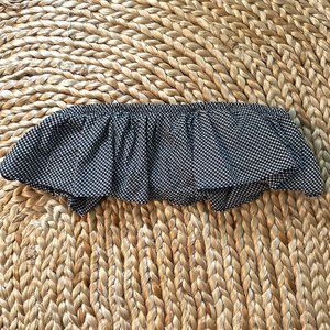 J Crew Ruffle Swim Top